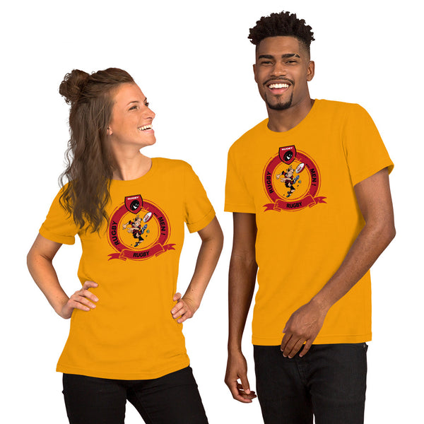 T-Shirt unisexe - Pastille Bourrichon - Noir/Rouge