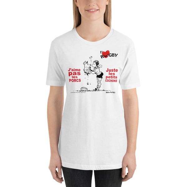 T-shirt FEMME - J'aime pas les PORCS...