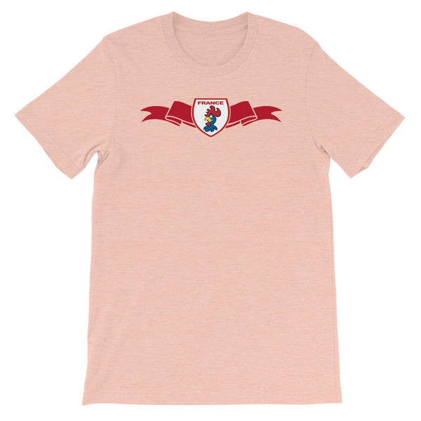 T-Shirt unisexe - Ruban/Écusson - France