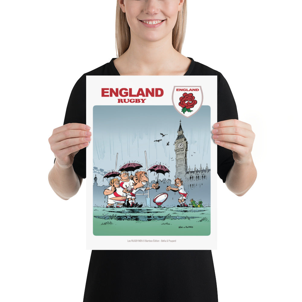 Poster - England Rugby – laboutiquedesrugbymen