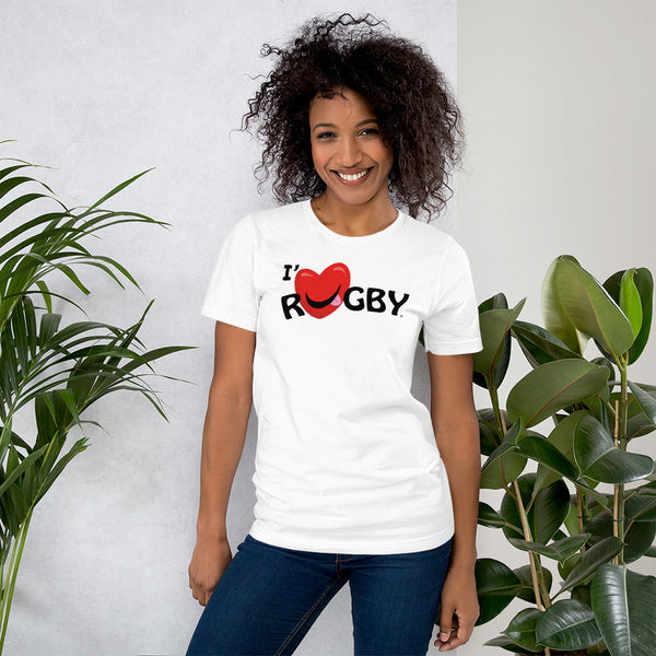 T-shirt unisexe I' Love RUGBY