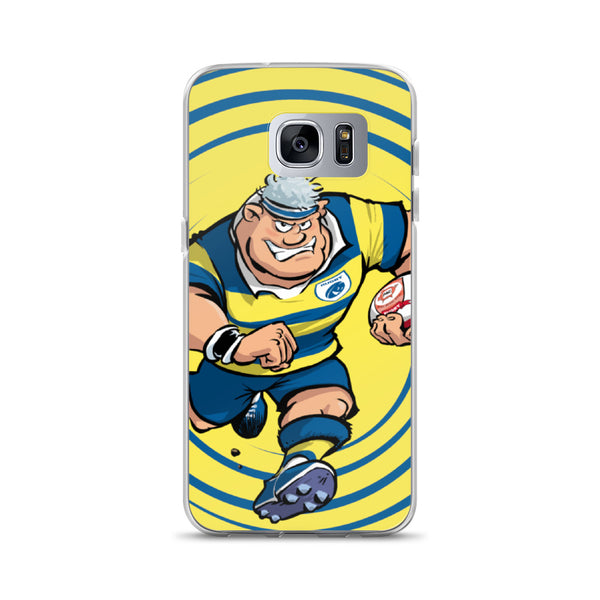 Coque Samsung - Anesthésiste - Jaune/Bleu