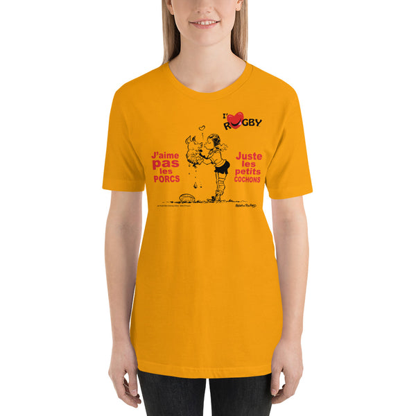 T-shirt FEMME - J'aime pas les PORCS...