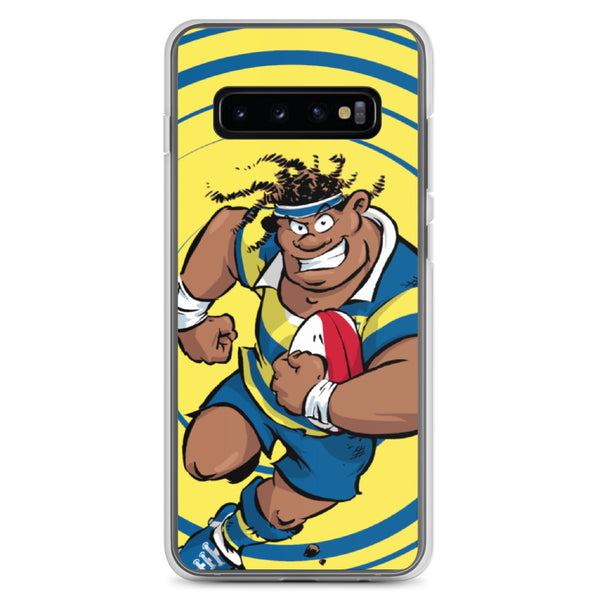 Coque Samsung - Sécateur - Jaune/Bleu