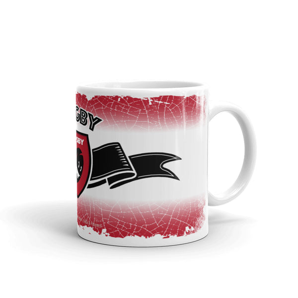 MUG Ruban/Écusson - Noir/Rouge