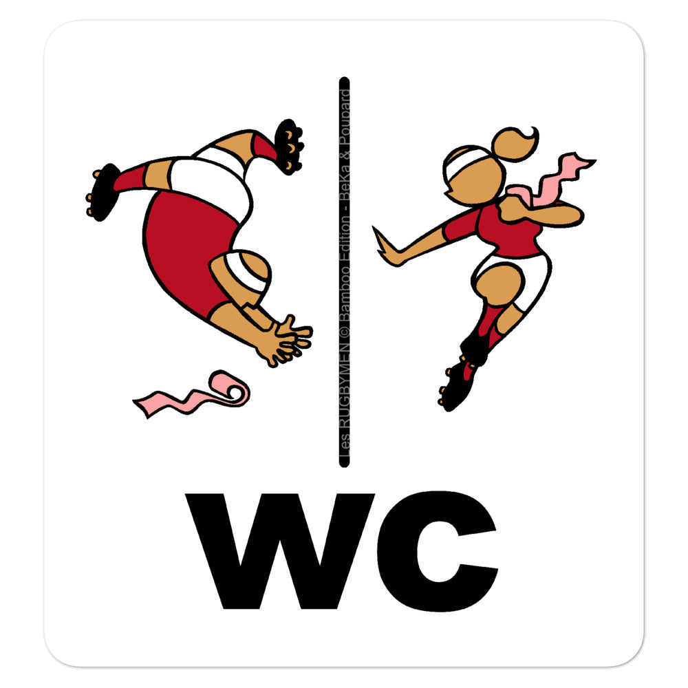 Sticker - Porte des WC - Wales