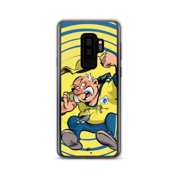 Coque Samsung - Coach - Jaune/Bleu