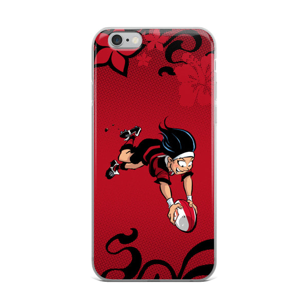 Coque iPhone - Babyliss - Noir/Rouge