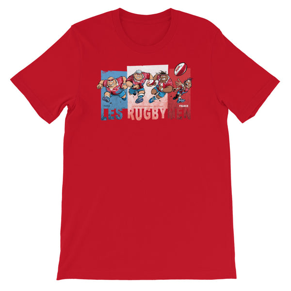 T-Shirt unisexe - Les RUGBYMEN français - Paris