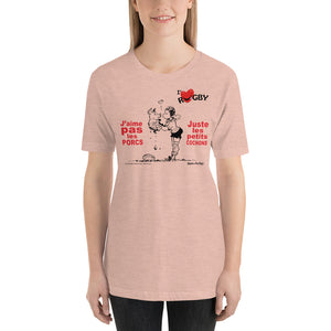 T-shirt FEMME - J'aime pas les PORCS...