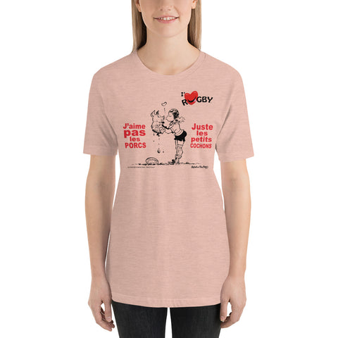 T-shirt FEMME - J'aime pas les PORCS...