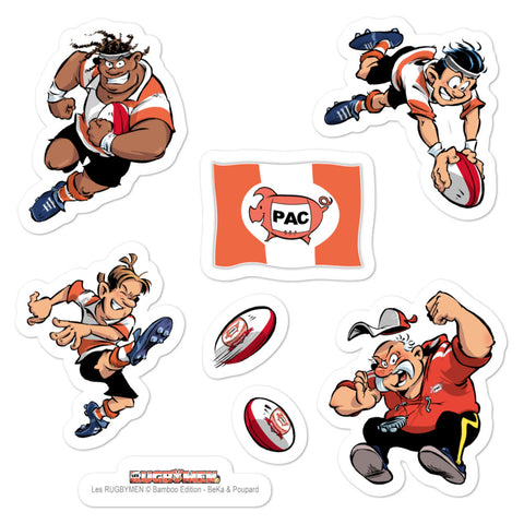 Stickers - Rugbymen 2 - P.A.C.