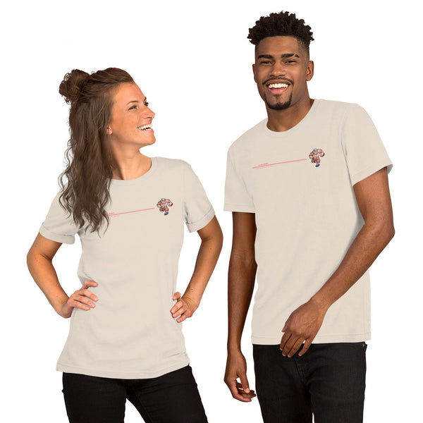 T-shirt unisexe Bandeau Anesthésiste - I Love RUGBY