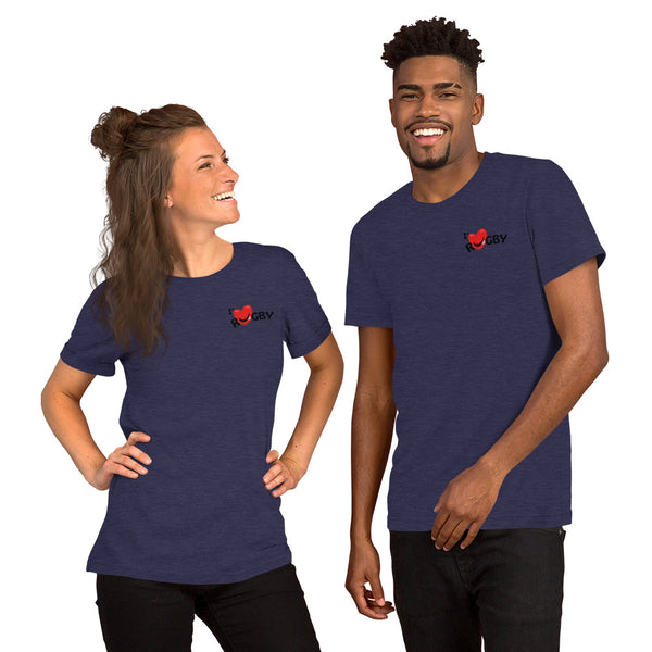 T-shirt unisexe - Emblème I Love Rugby