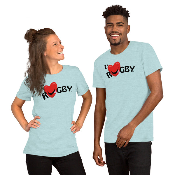 T-shirt unisexe I' Love RUGBY