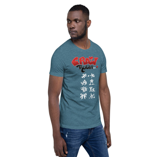 T-shirt Homme - Crazy Rugbymen - Jaune/Bleu