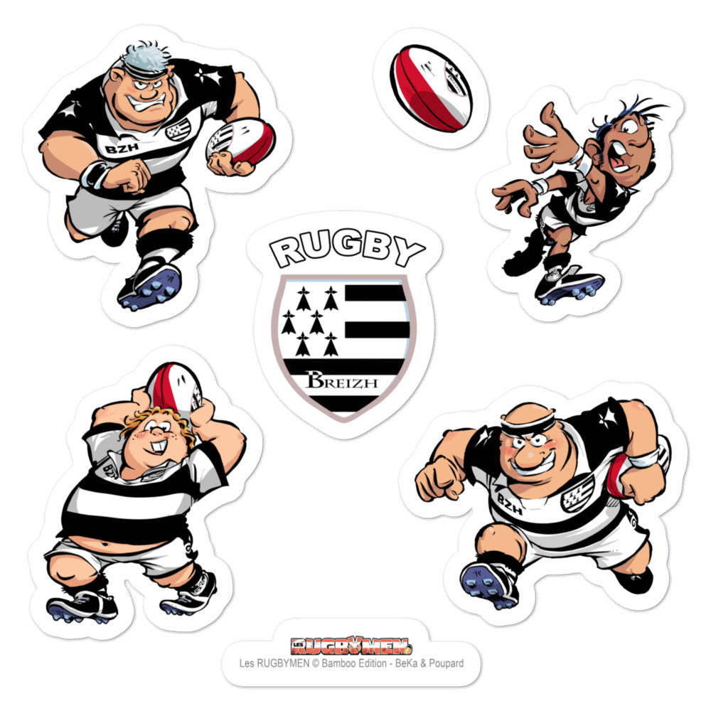 Stickers - Rugbymen 1 - Bretagne