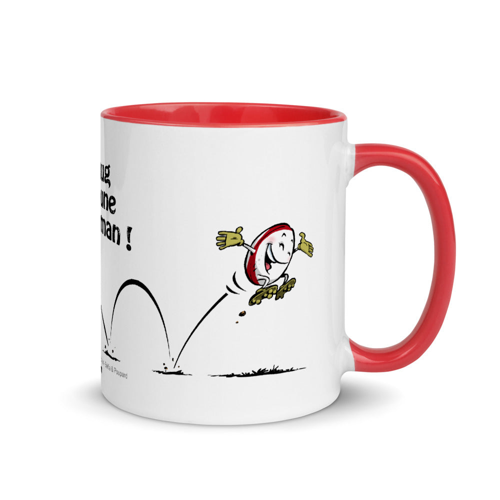 Le MUG du jeune Rugbyman - Noir/Rouge