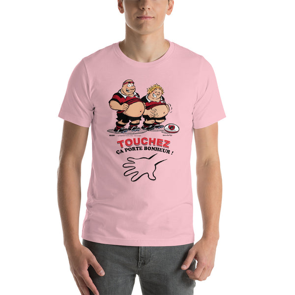 T-shirt HOMME - Le petit Bidou - Noir/Rouge