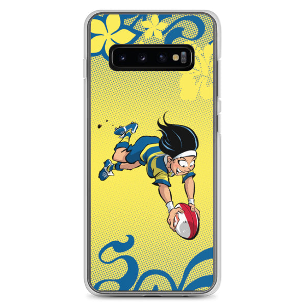 Coque Samsung - Babyliss - Jaune/Bleu