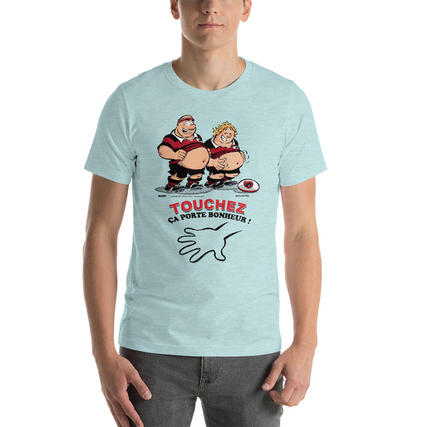T-shirt HOMME - Le petit Bidou - Noir/Rouge