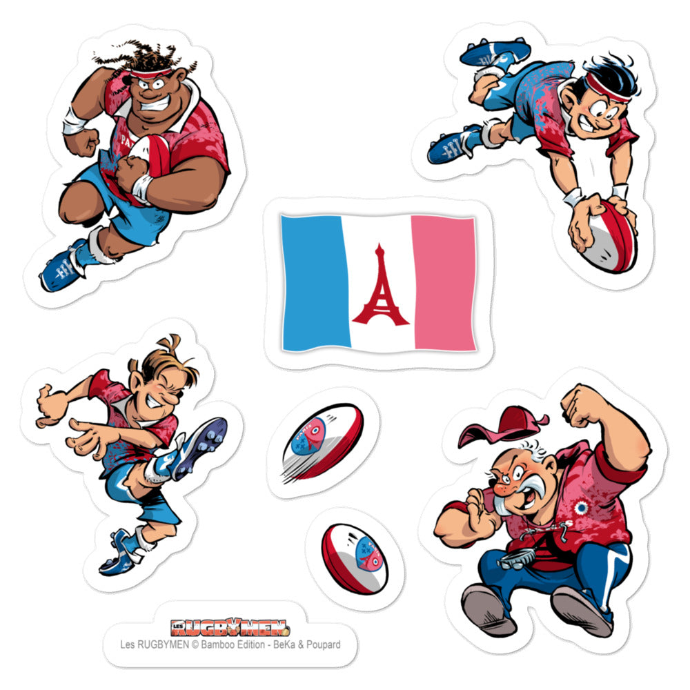 Stickers - Rugbymen 2 - Paris