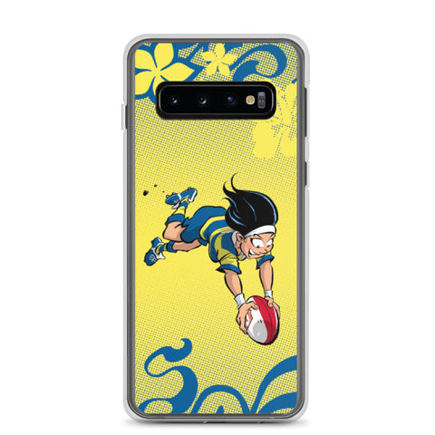 Coque Samsung - Babyliss - Jaune/Bleu