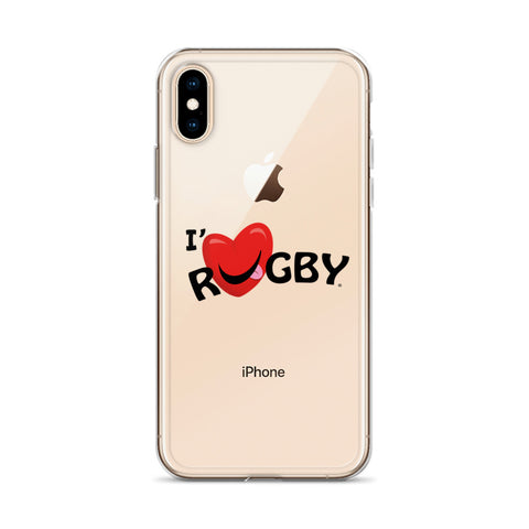 Coque iPhone - I' Love RUGBY