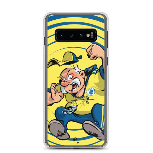 Coque Samsung - Coach - Jaune/Bleu