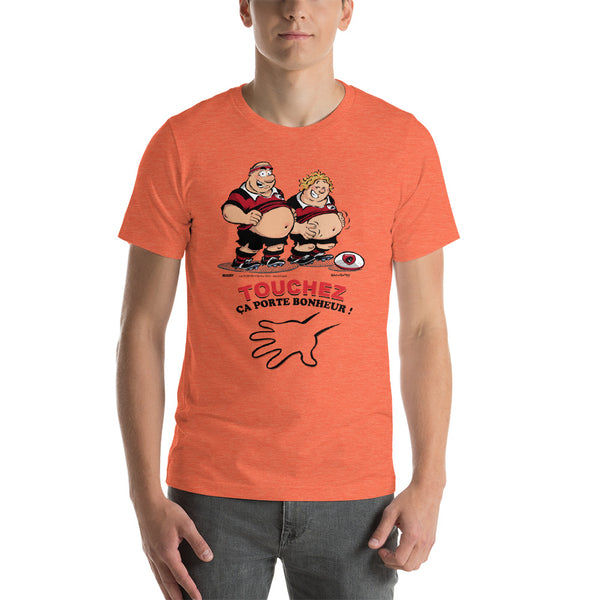 T-shirt HOMME - Le petit Bidou - Noir/Rouge