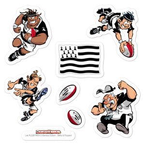 Stickers - Rugbymen 2 - Bretagne