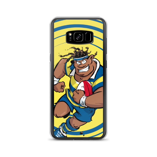 Coque Samsung - Sécateur - Jaune/Bleu