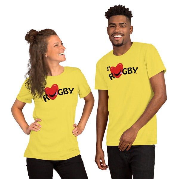 T-shirt unisexe I' Love RUGBY