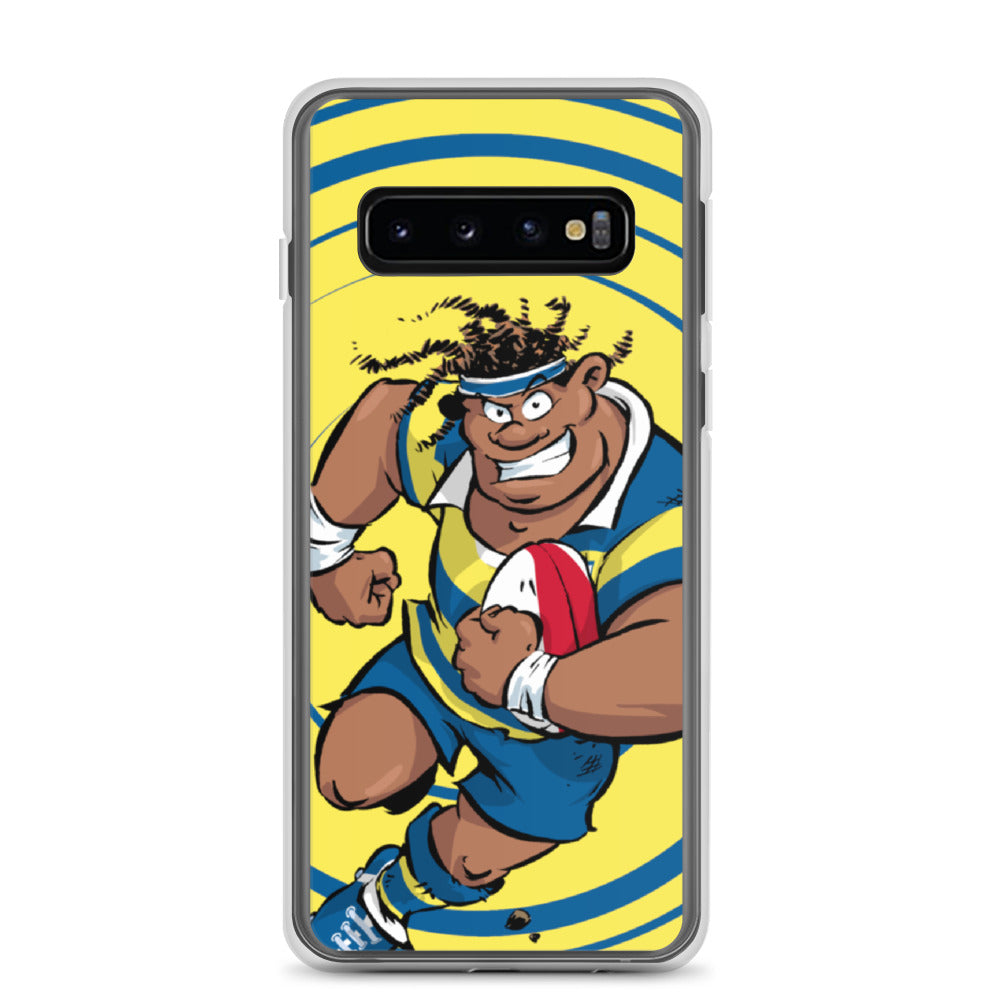 Coque Samsung - Sécateur - Jaune/Bleu