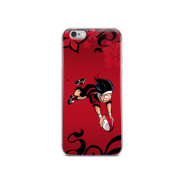 Coque iPhone - Babyliss - Noir/Rouge