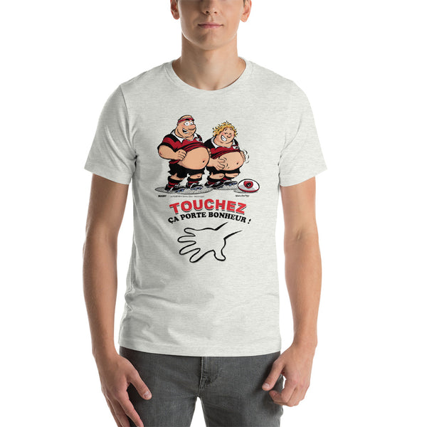 T-shirt HOMME - Le petit Bidou - Noir/Rouge