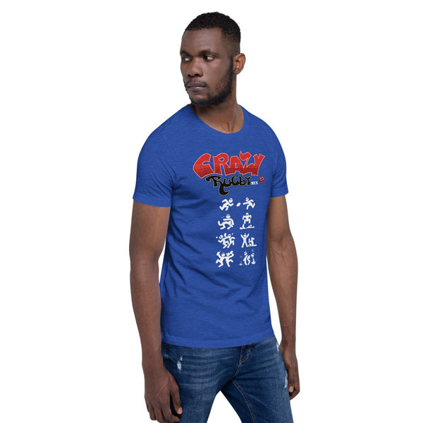 T-shirt Homme - Crazy Rugbymen - Noir/Rouge