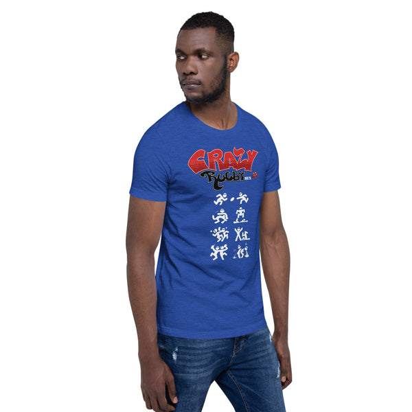 T-shirt Homme - Crazy Rugbymen - Jaune/Bleu