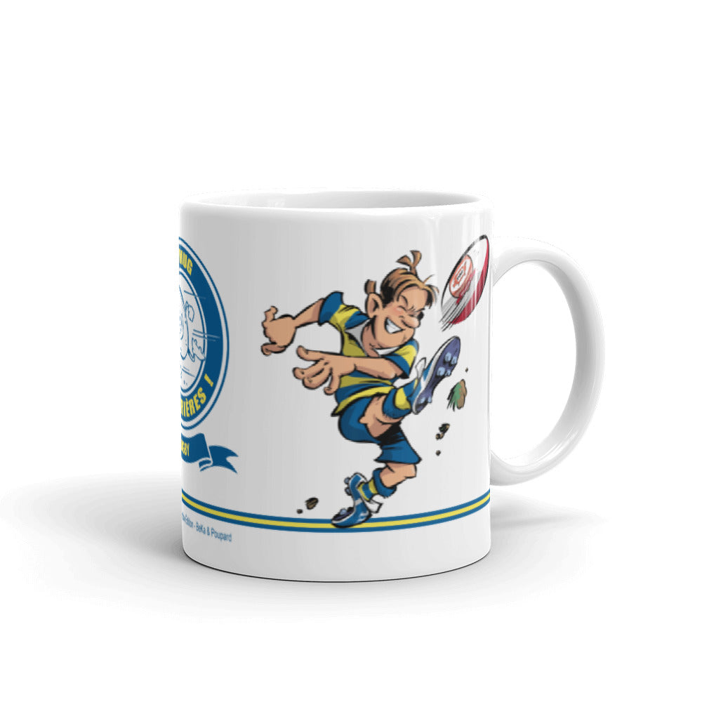 Le MUG des Arrières ! - Jaune/Bleu