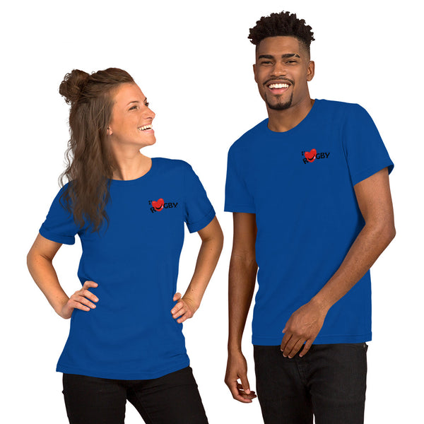 T-shirt unisexe - Emblème I Love Rugby
