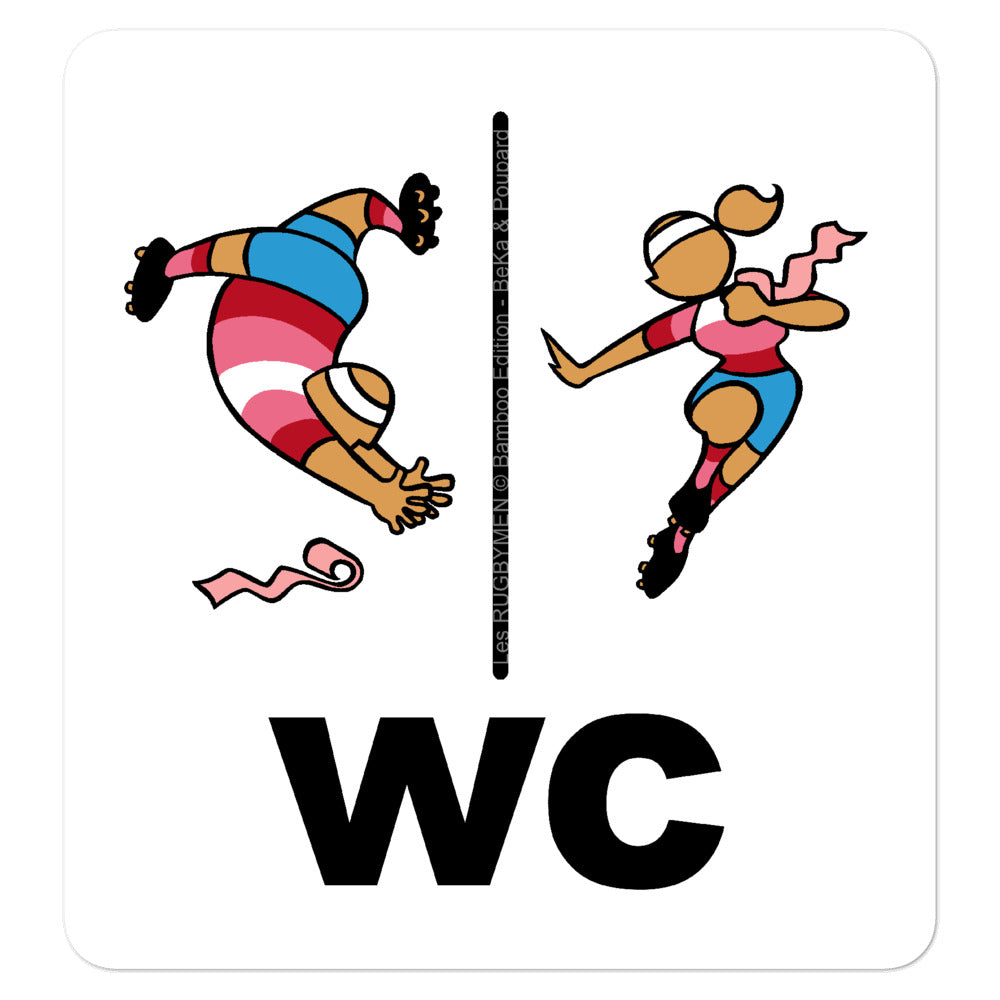 Sticker - Porte des WC - Paris