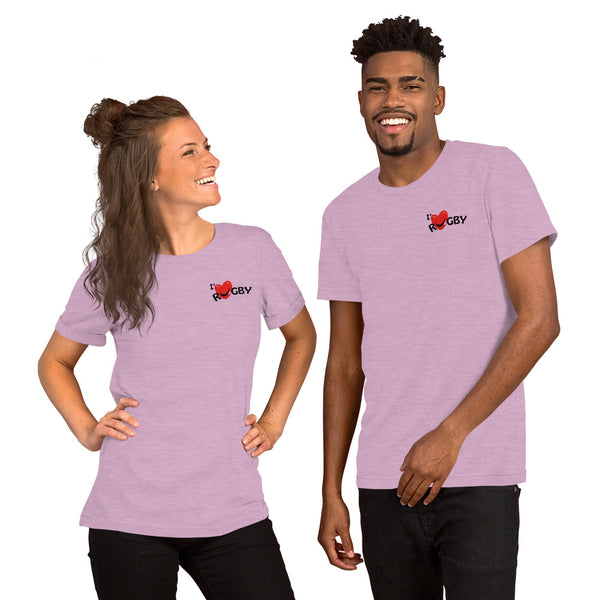 T-shirt unisexe - Emblème I Love Rugby