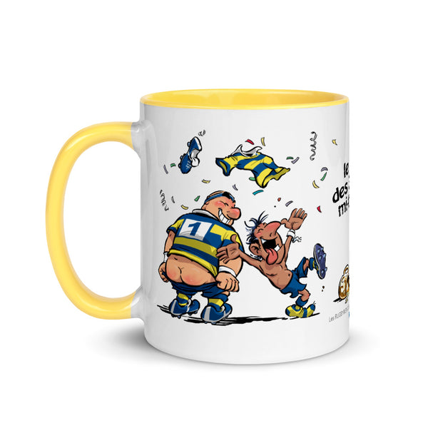 Le MUG des 3 èmes Mi-Temps - Jaune/Bleu