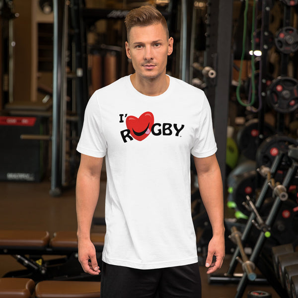 T-shirt unisexe I' Love RUGBY