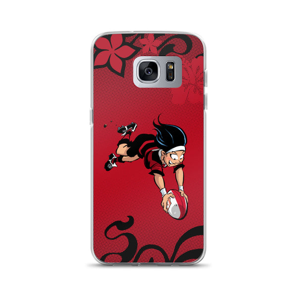 Coque Samsung - Babyliss - Noir/Rouge