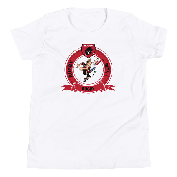 T-Shirt ENFANTS - Pastille Bourrichon - Noir/Rouge