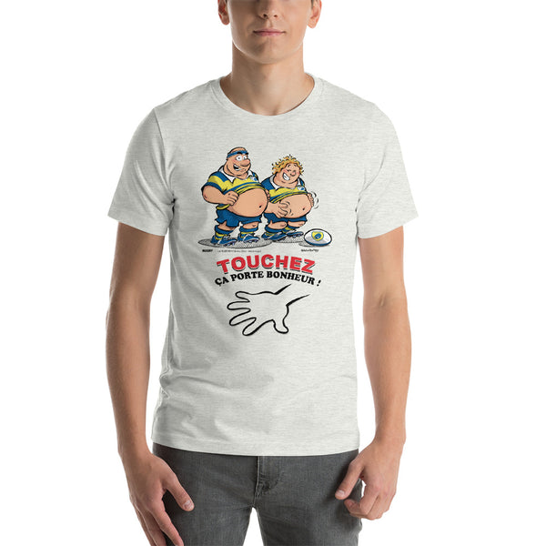 T-shirt HOMME - Le petit Bidou - Jaune/Bleu