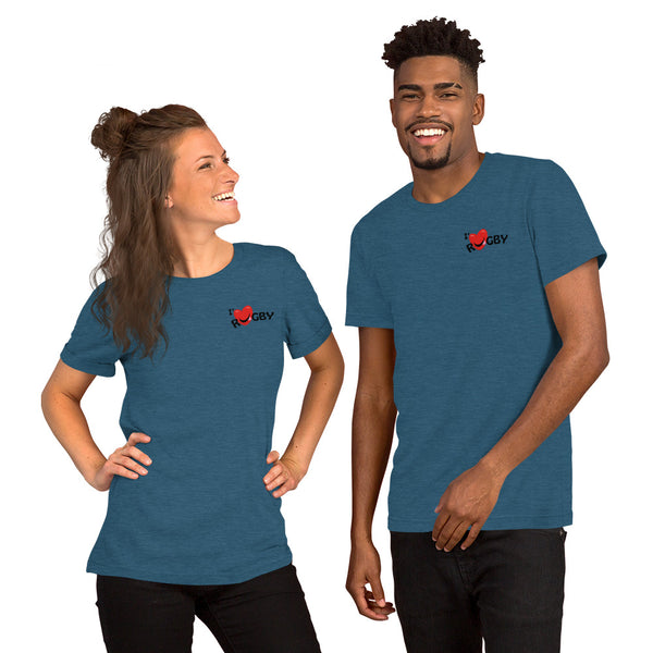 T-shirt unisexe - Emblème I Love Rugby