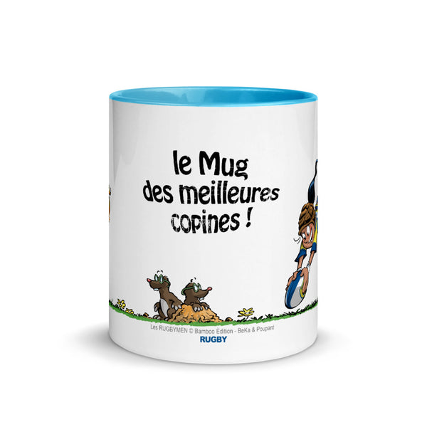 Le MUG des meilleures Copines - Jaune/Bleu