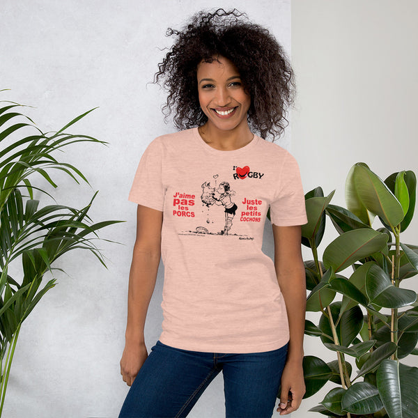 T-shirt FEMME - J'aime pas les PORCS...